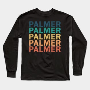 Palmer Name T Shirt - Palmer Vintage Retro Name Gift Item Tee Long Sleeve T-Shirt